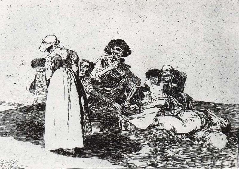 Francisco Goya Lo peor es pedir Norge oil painting art